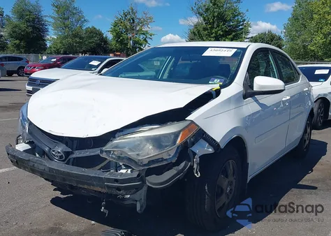2015 Toyota Corolla L from USA, damaged, VIN 2T1BURHE0FC278476